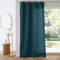 Штора С люверсами 100 хлопок Scenario 350 x 135 см синий LA REDOUTE INTERIEURS  фото, kupilegko.ru